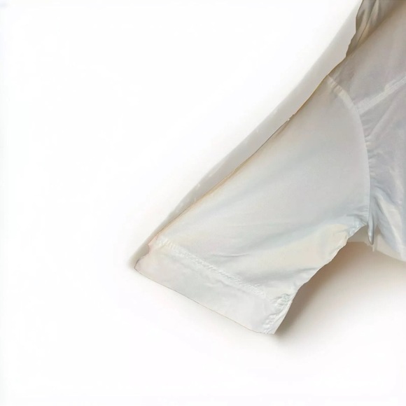 The Lullaby Club Shirt White M Lounge Top Cool Lyocell Button Front Comfort Pjs - Picture 5 of 8